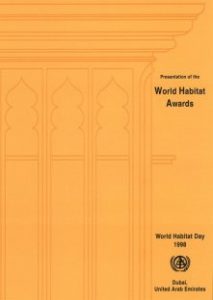Presentacián del Premio Mundial del Hábitat en Dubai