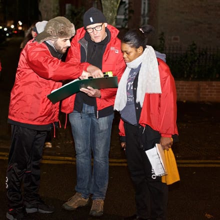 Connecting with homeless communities