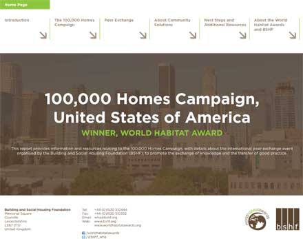 100,000 Homes Campaign report
