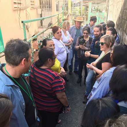 Professionals from around the world visit Caño Martín Peña Community Land Trust