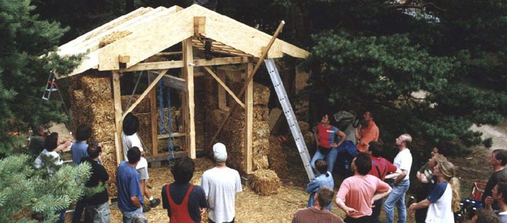 Straw-bale Housing in the Sieben Linden Ecovillage